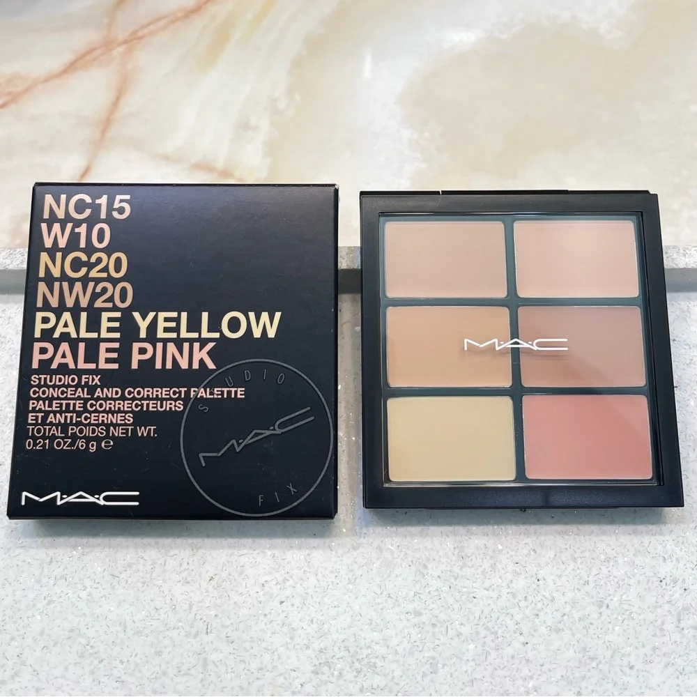 MAC ~ ‘LIGHT’ ~ Studio Fix Conceal & Correct Palette ~ Full Size 6 g ~ NIB - Picture 10 of 16